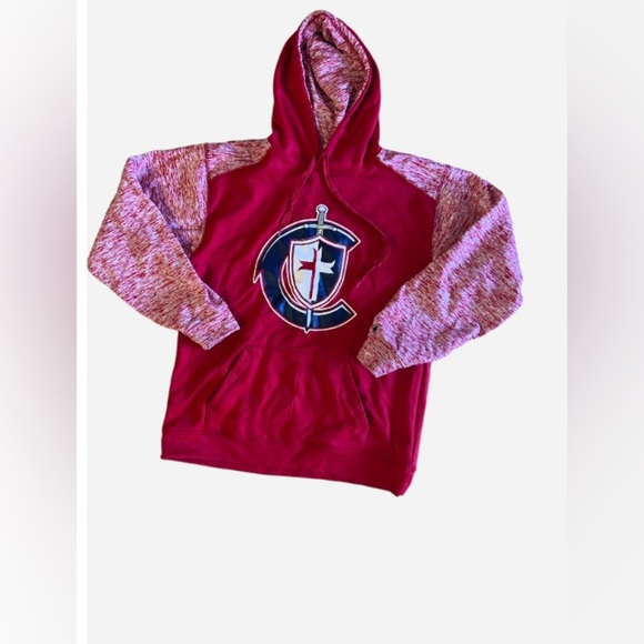 Badger Sport RedRavens hoodie Size M pocket tie neck lightweight sports comfy - Picture 1 of 16